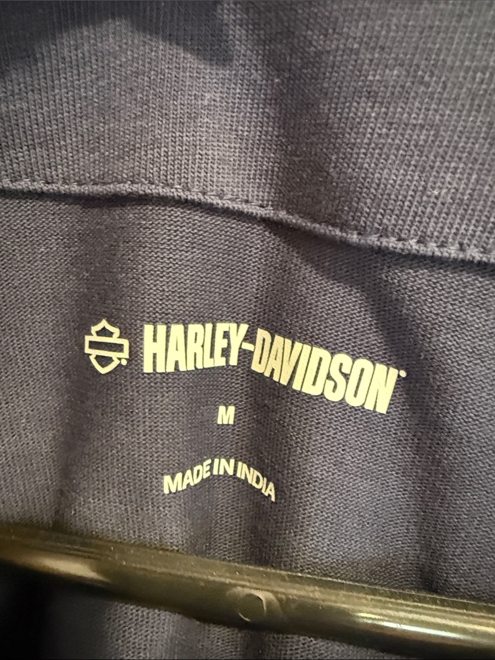 Harley-Davidson Navy Blue Button Front Baseball Jersey - Picture 2 of 8